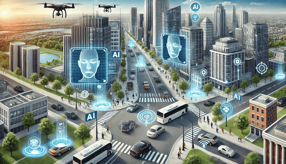 Smart city with AI technology